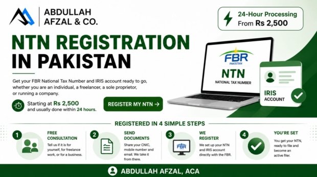NTN Registration in Pakistan